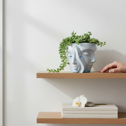 Studio Line Muse Planter – main product view of a handmade concrete planter