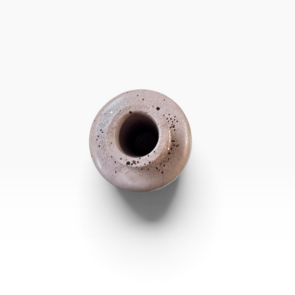 Top view of the Terra Bubble Vase showing the narrow opening for fresh or dried flowers