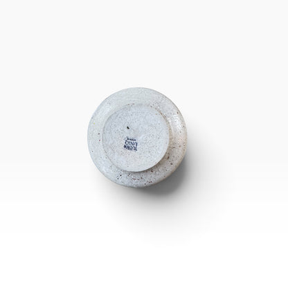 Bottom view of the Terra Bubble Vase showing the RAW & UNIQ maker's mark